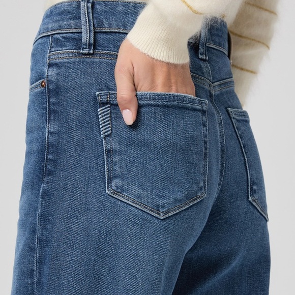 PAIGE Anessa 31 Inch Wide Leg Jean - Hackney - Picture 2 of 4